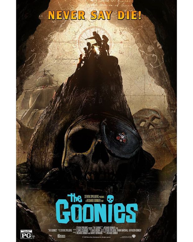 Póster oficial de LOS GOONIES 4K (by Bosslogic)