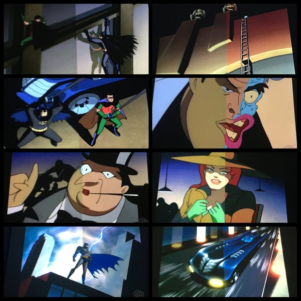 Restauración de imagen de Batman the animated series en BD 