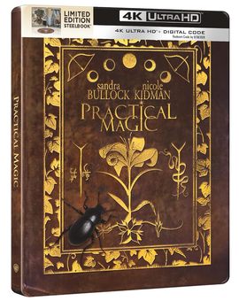 Diseño revelado para el steelbook 4K de Prácticamente Magia (1998)