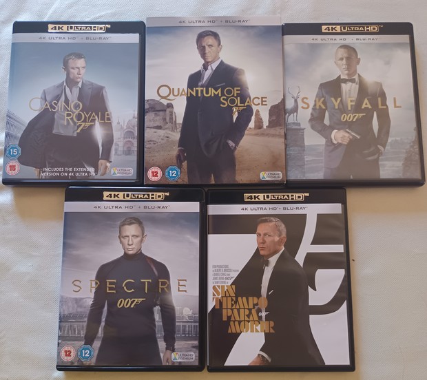 Daniel Craig: La etapa completa en 4K UHD (Ediciones Individuales)