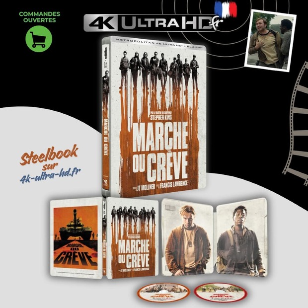 "La Larga Marcha". Steelbook 4K (Francia).