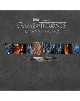 " Juego de Tronos / Game of Thrones 15th Anniversary Steelbook Library Case Collection"