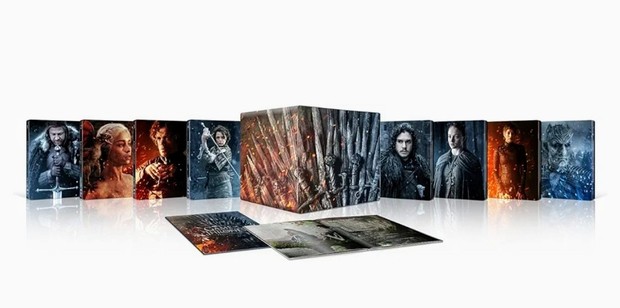 " Juego de Tronos / Game of Thrones 15th Anniversary Steelbook Library Case Collection"