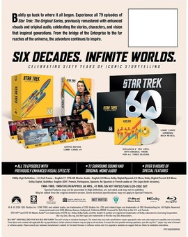 "Star Trek. The Original Series". Edición Coleccionista 60 Aniversario (USA).