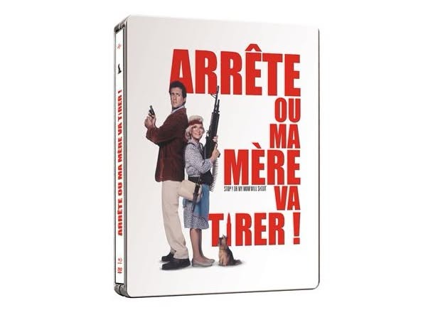 "Alto! O mi madre dispara". Edición Steelcase BD + DVD (Francia).
