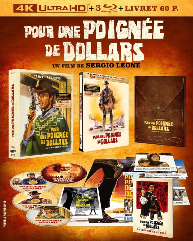 "Por un puñado de Dólares". Edición Coleccionista 4K (Francia).