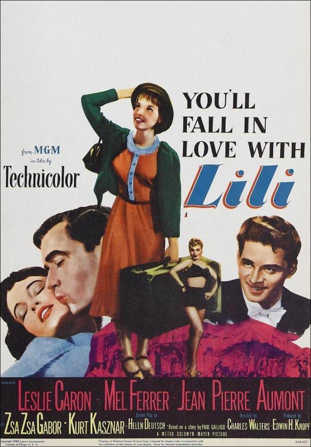 CINE A REVINIDICAR LILI LESLIE CARON ZSA ZSA GABOR MEL FERRER