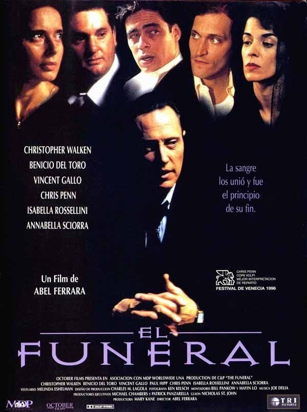 Cine a reivindicar El Funeral de ABel Ferrara Para todo amante del cine que se precie de ello