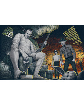 Poster de La Chaqueta metalica , de John Barry Ballaran.