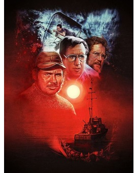 ESPECTACULAR POSTER DE TIBURON.Paul Shipper Studio