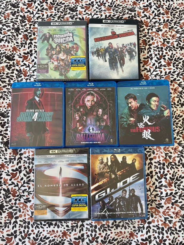 Acción variada bluray y 4k