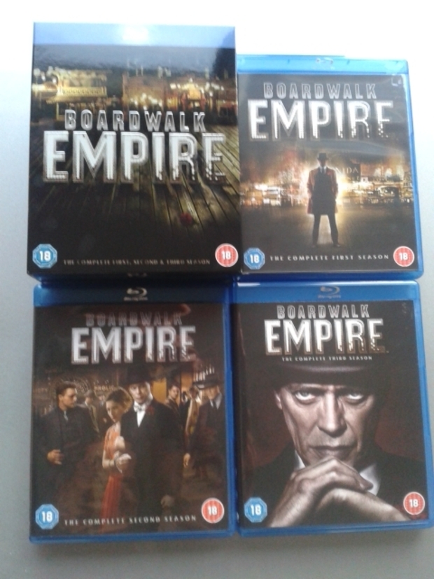 Boardwalk Empire T 1, 2 y 3.