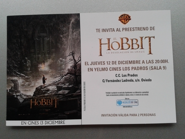 Preestreno de "El Hobbit. La desolación de Smaug"