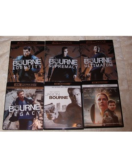 Pedido Amazon IT 4K Saga Bourne + La llegada 50% descuento