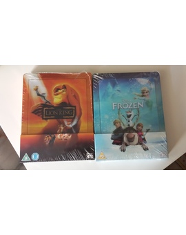 Frozen y El Rey Leon Steelbook llegaron.