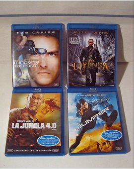MINORITY REPORT, SOY LEYENDA, LA JUNGLA 4.0 y JUMPER (Dvdgo 2x1 - 5 € cada peli)