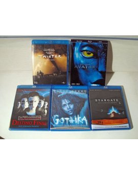 TWISTER (8€), AVATAR (20'95€), DESTINO FINAL (8'99€), GHOTIKA(8'99€) STARGATE (8'99€) Media markt
