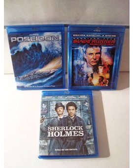 POSEIDON, BLADE RUNNER y SHERLOCK HOLMES En Bluray Ofertón Mediamark 10 peliculas de warner a elegir por 80 euros (8 euros por peli!!)