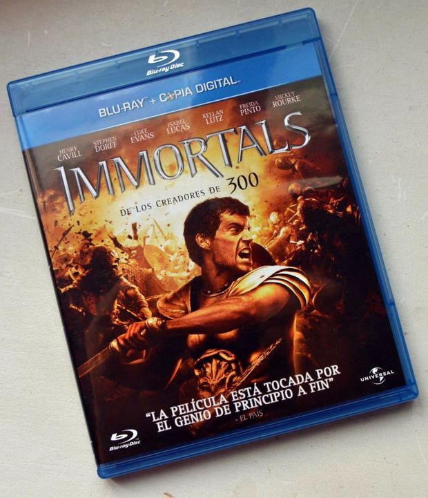 IMMORTALS (Bluray - Mediamark - 20'95 €)