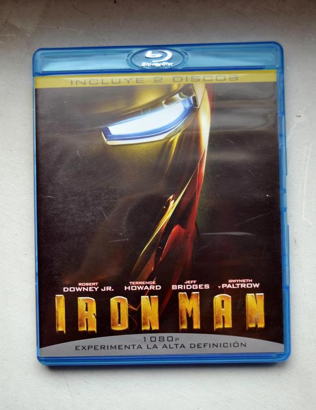 IRON MAN (Bluray - Ebay - 9'50 €)