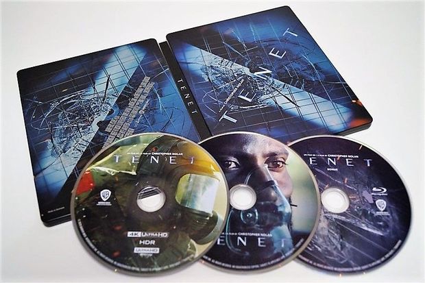 Tenet - Steelbook uhd/bd & comparativa