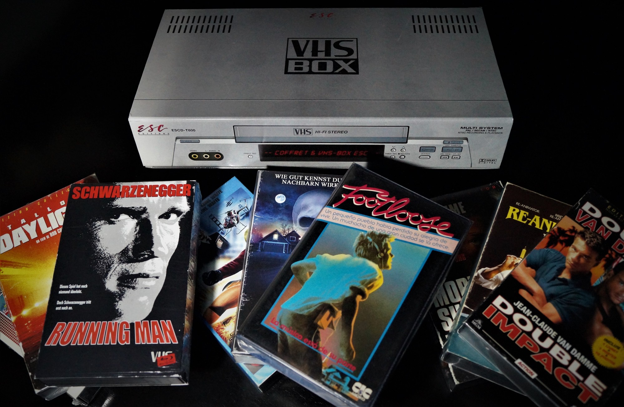 Un reproductor VHS muy especial