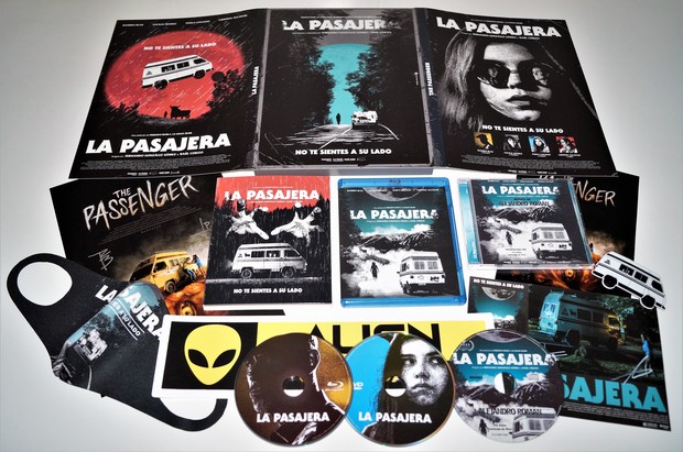 La pasajera - Giftset cd/dvd/bd