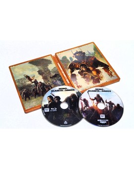 El reino del planeta de los simios - Steelbook bd/uhd