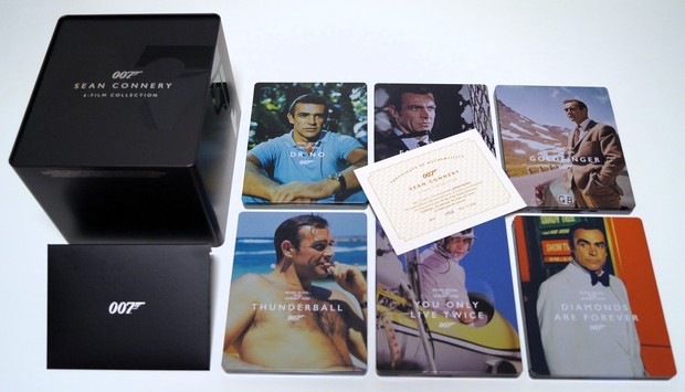 James Bond 007, Sean Connery - Steelcase bd/uhd 