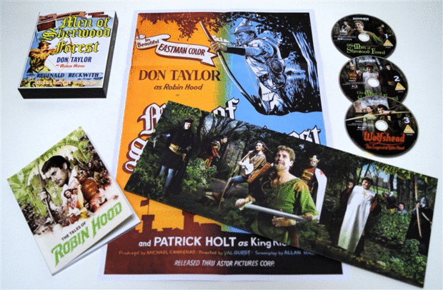 Los hombres del bosque de Sherwood / Wolfshead - Boxset bd/uhd