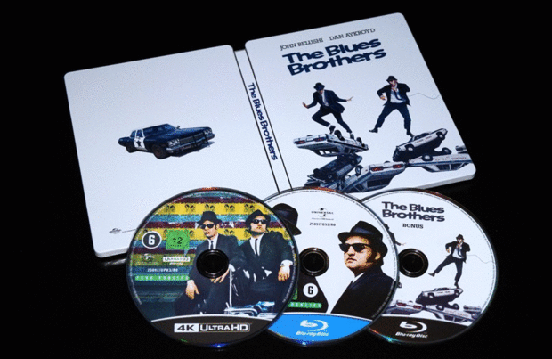 Granujas a todo ritmo - Steelbook bd extras/bd/uhd & comparativa