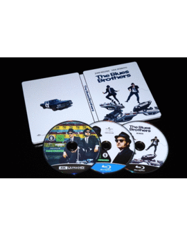 Granujas a todo ritmo - Steelbook bd extras/bd/uhd & comparativa