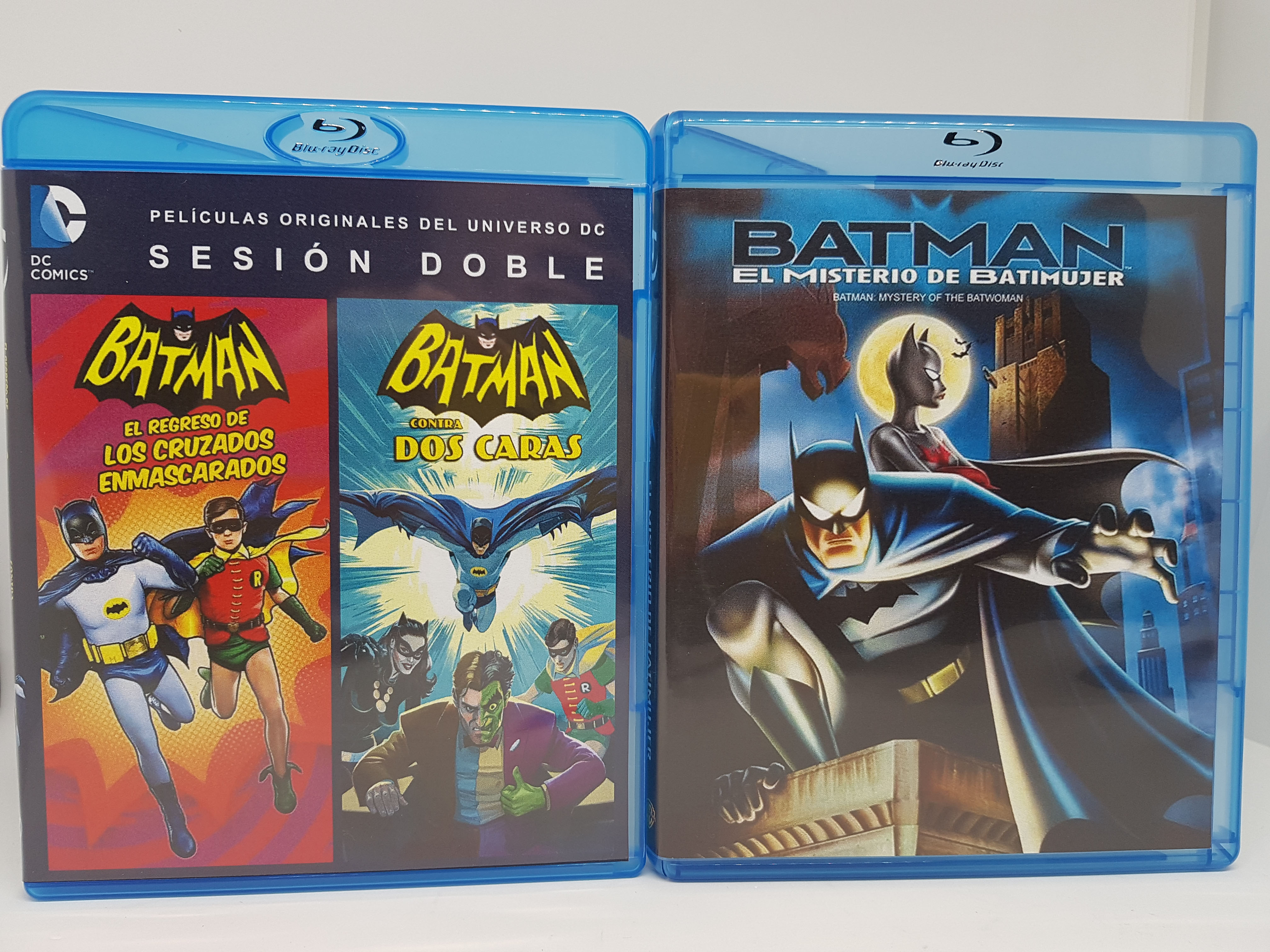 PELÍCULAS BATMAN DE ADAM WEST EN BLURAY CON CASTELLANO (CUSTOMS)