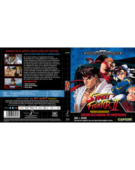 STREET FIGHTER II ANIMATED MOVIE CUSTOM COVER V1