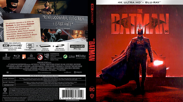 The Batman 4K Custom Cover V4