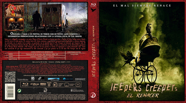 Jeepers Creepers: El Renacer (Bluray Custom Cover)
