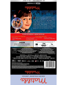 Trasera Matilda Steelbook
