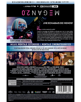 Trasera Steelbook M3GAN 2.0 