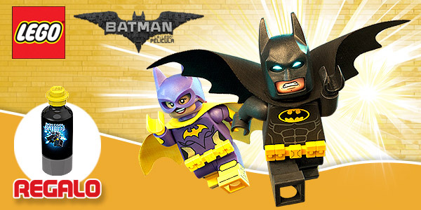 Regalo de botella de Batman por compra de 25€ en LEGO BATMAN en El corte inglés