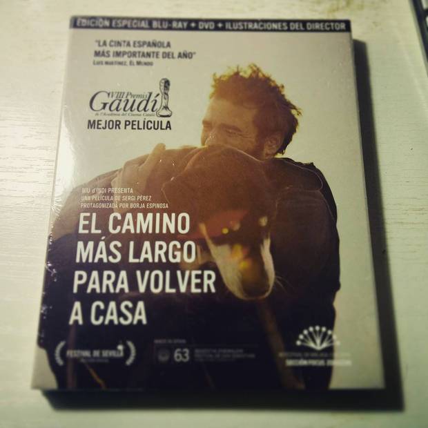 La ganadora del VIII Premios Gaudí recién llegada