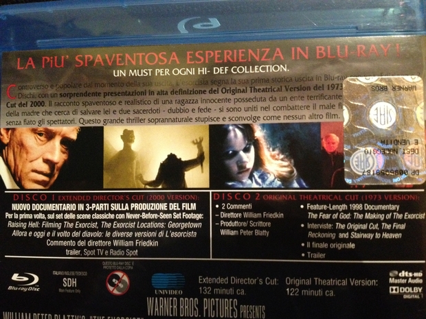 EL EXORCISTA-DIRECTORS CUT Y VERSIÓN 1973-ITALIA