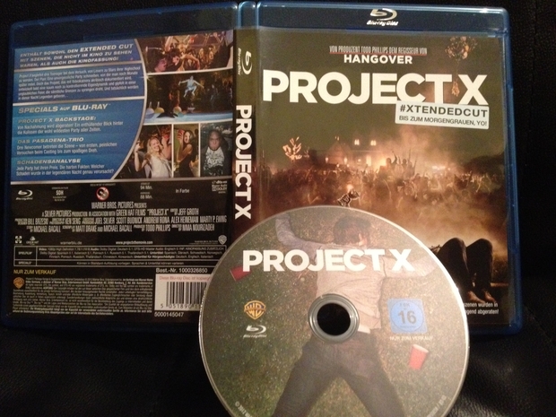 PROJECT X BLU RAY EN CASTELLANO