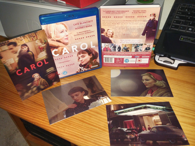 Carol Blu ray UK Edición Limitada con postales