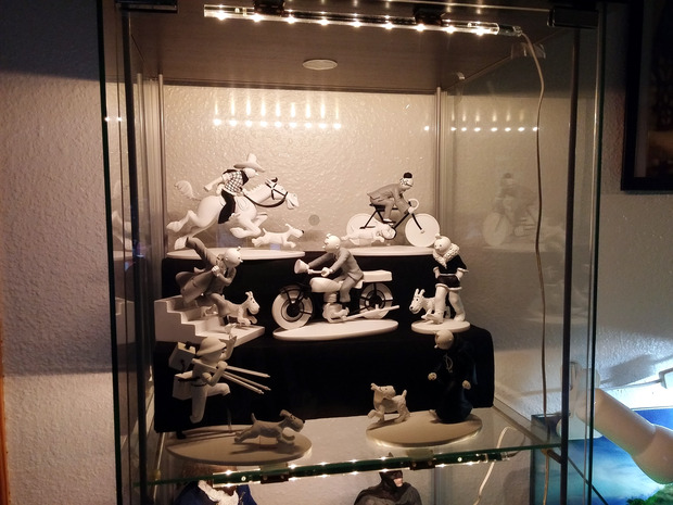 Figuras Tintín Blanco y Negro