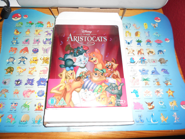 Recibido hoy, Steel Los aristogatos, en caja blanca