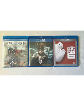 Mis tres últimas pelis, comradas en C.I, 15-05-2015 y Transformer 4, edición italiana, regalo de un amigo