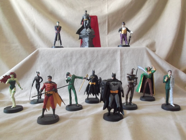 Batman figuras de plomo