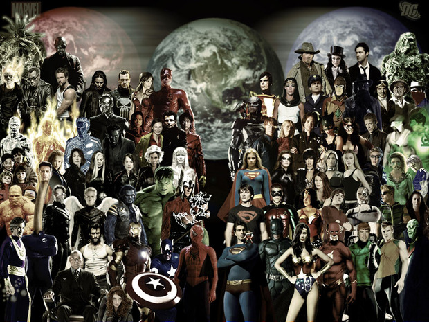 182 películas de superhéroes en 5 minutos