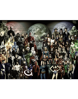 182 películas de superhéroes en 5 minutos