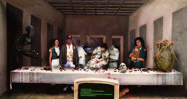 La última cena de Aliens